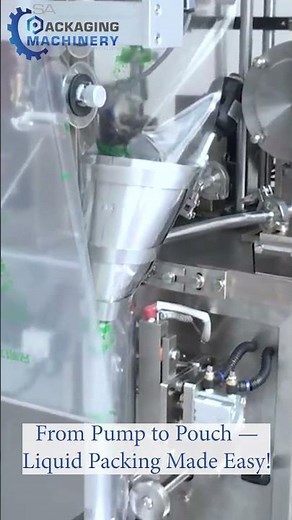 High Precision Liquid Packaging | Dual Pump Vertical Form Fill Seal Machine
