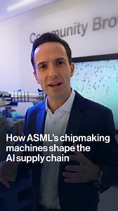 254K views · 2.4K reactions | ASML's chipmaking machines are so indispensable to the world's tech ecosystem, it's now Europe's most valuable company. Tom Mackenzie explains why they are such a vital piece of the AI supply chain. bloom.bg/3Yp9KHE | Bloomberg | Facebook