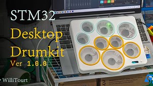 【开源】 STM32 桌面MIDI电子鼓组