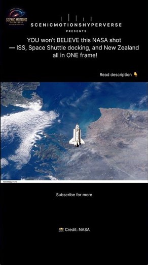 You Won’t Believe This NASA Shot: ISS Docking Over New Zealand 😳🚀