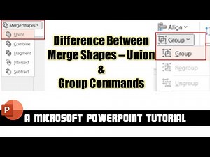PowerPoint: Group vs. Merge Shapes (Union) - Which is Better & Why?