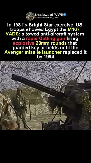1981 Bright Star: US Shows Egypt the M167 VADS