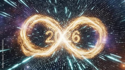 Infinity Loop 2026 Particle Energy Tunnel Title