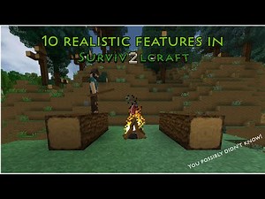 10 Realistic Survivalcraft 2 Features | (You possibly didn't know!)