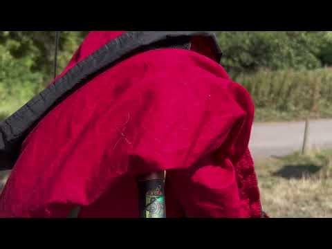 Photographing Kilve Chantry, Bridgewater on 4x5 Film