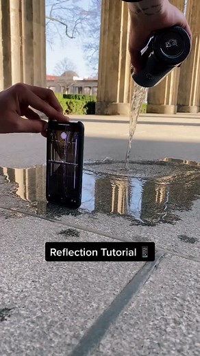 Reflection Tutorial 📱 Have you tried it yet? Follow me for more tips! — #foryoupage #foryou #smartphonetricks #reflection