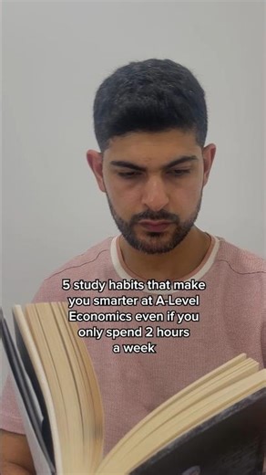 5 small study habits that build A-Level Economics mastery 📚