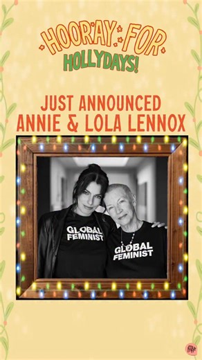 Thrilled to share that Annie & Lola Lennox will be joining us for Hooray For Hollydays! in Los Angeles on December 6th! Tickets and VIP packages are available now at rufuswainwright.com Come ring in the season with us! | Rufus Wainwright