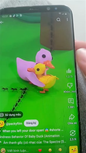 Kindness Behavior Of Baby Duck (Animation Memes) #animation #roblox