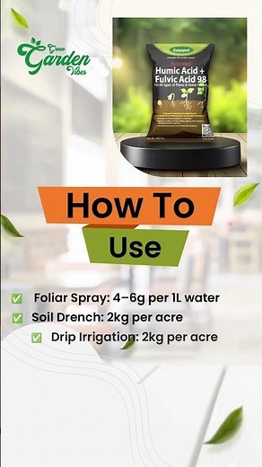 Transform Your Soil: Why Humic Acid is a Game-Changer for Every Plant! #agriculture #gardeningtips