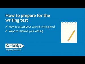 How to prepare for the writing test