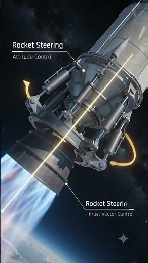 🚀⚙️ POV: How a Rocket Gimbal Engine Works | The Science of Thrust Vector Control