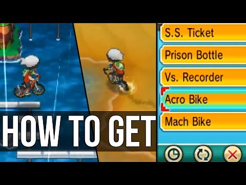 How to get BOTH the Acro & Mach Bike! - Pokémon Omega Ruby and Alpha Sapphire