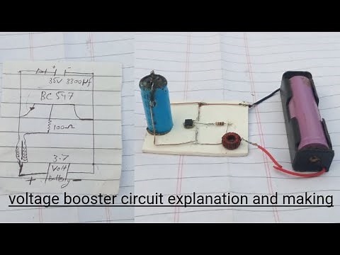how to make voltage booster circuit|dc to dc voltage booster circuit Explanation