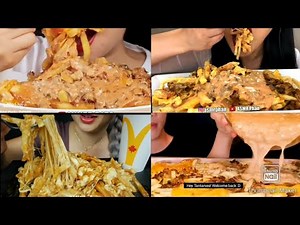 ASMR EATING ANIMAL STYLE FRIES | tastyycheese