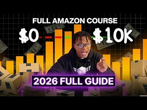 FREE Amazon FBA Course For Beginners | FULL A-Z Step-By-Step (2026)