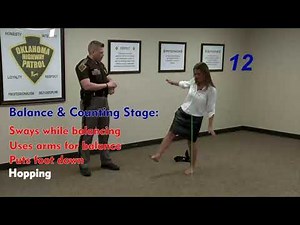 One Leg Stand Test Instructions - 2023 NHTSA Demonstration Video