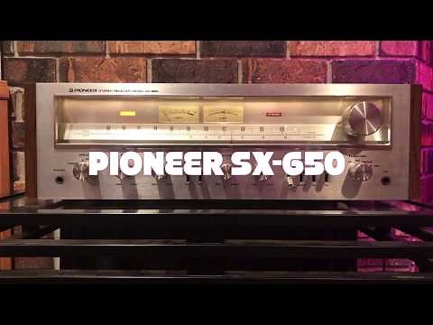 1976 Pioneer SX-650 vintage stereo receiver walkthrough and review