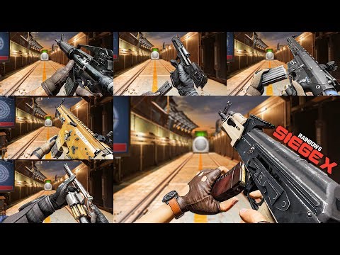 Rainbow Six Siege X - All Weapon Reload Animations