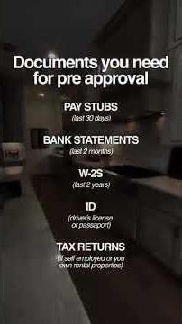 What Documents You Need for Mortgage Pre-Approval (Checklist Explained)