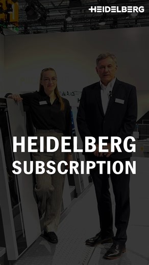 Performance at your fingertips. HEIDELBERG Subscription allows you to take advantage of the benefits of a smart overall system with Push to Stop, for maximum performance. We provide the consumables, innovative services, workflow, expertise, employee training and the press, and clarity about where your potential for improvement lies. Learn about our Subscription models here: https://www.heidelberg.com/us/en/services_and_consumables/print_site_contracts_1/subscription_agreements/subscription_1.jsp