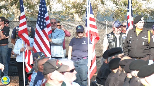 The groundbreaking ceremony for the new Vietnam Veterans’ Memorial at Warbird Park took place Wednesday, Jan. 7. Hundreds of veterans came out to witness the moment. The Vietnam Veterans of America provided the presentation of colors. Lori Coleman sang the national anthem. U.S. Air Force veteran Paul Hickey read a poem. City councilman Mike Lowder, landscape architect Jessica Wise, director of operations Matt Brittan and Col. Thomas “Buddy” Styers all spoke during the event. The memorial will be