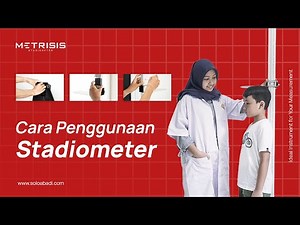 Cara Menggunakan 'Stadiometer' Alat Ukur Tinggi Badan dari SOLO ABADI. Mudah dan Praktis Digunakan.