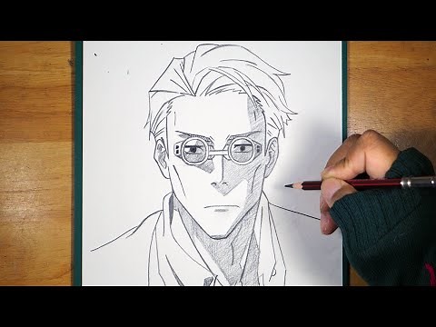 Anime Drawing | How to Draw Nanami Kento | Jujutsu Kaisen Drawing | Sketch Step by Step