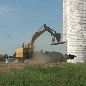 100 Year Old Silo Demolished | Channel Machinery