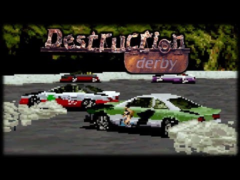 Destruction Derby (Sega Saturn) - Wreckin' Racing