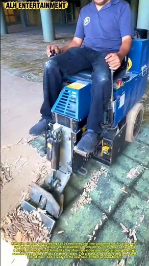 The Quick Process of Stripping VCT Tiles with an Automatic Machine