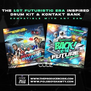 The Futuristic Swagg Drum Kit & The Back To The Future Kontakt Bank are OUT NOW! Now Available On www.TheProducerCode.com & www.PoloBoyShawty.com Created by @poloboyshawty Link in bio Comment “🔥” or the word “Pack” we’ll send you the link to download these kits! Over 1.5GB of authentic Futuristic sounds. My tribute to the Futuristic Era of Atlanta! I made both these packs to capture the entire essence of what helped make that sound special. ✅ 250 Futuristic Sounds (Mixed & Processed) ✅ 60 Hardw