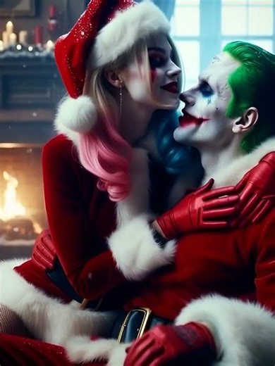 Harley Quinn and Joker | kiss