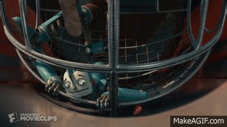 Robots (1/3) Movie CLIP - The Cross-Town Express (2005) HD on Make a GIF