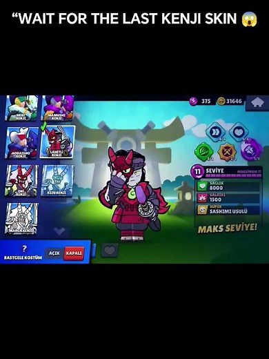 Top Kenji Skins in Brawl Stars 🔥