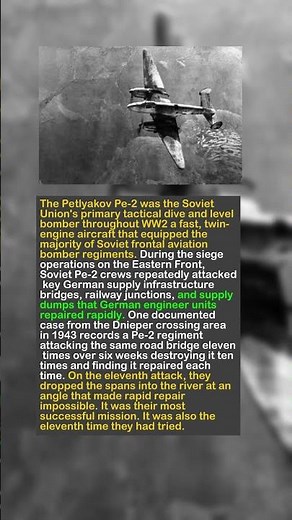 The Soviet Dive Bomber That Kept "Killing" The Same Bridge — They Bombed It 11 Times