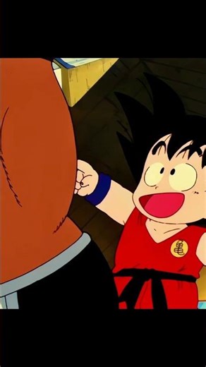Goku defeats a giant with just a touch #dragonball #dragonballsuper #dbgt