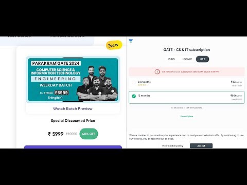 PW vs Unacademy GATE | Price Comparison | GATE wallah | Details