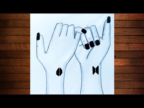 BTS Hand Drawing || Hand drawing || BTS Drawing