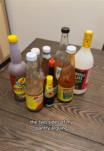 The Two Sides of My Pantry Arguing