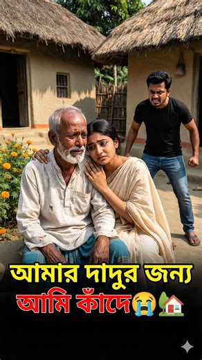 মেয়ের হৃদয়ে দাদুর জায়গা ❤️ #BangladeshVillage #EmotionalStory #kindness #youtubeshorts #shorts