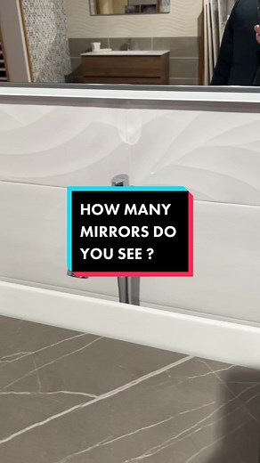 How many different mirrors can you count?