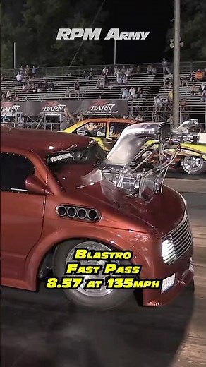 Blastro Pro Mod Astro Rockets to 8.57 at 135 MPH! 🔥 | Drag Racing Action