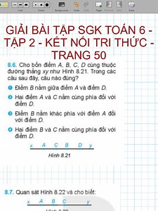 Giải bài tập SGK Toán 6 - Tập 2 trang 50 Kết nối tri thức #Toán6 #baitap #SGK #Ketnoitrithuc Danh sách đường link video giải Toán được lưu tại đây https://docs.google.com/spreadsheets/d/1XEmhPX5uPUiFhS8Db_vFQAPUiEkn9bv6mmXFX2hEwXE/edit?usp=sharing các em có thể truy cập để theo dõi cho dễ nhé