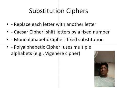 Classical encryption techniques