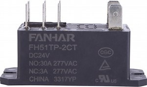 [Hot Item] Fh51tp Industrial Relay 30A Switching Capability Quick-Connect Terminal