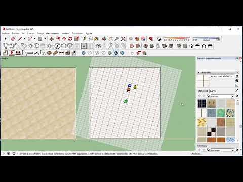 COMO ROTAR TEXTURAS EN SKETCHUP - HOW TO ROTATE TEXTURES IN SKETCHUP