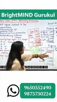 Cash Flow-Direct & Indirect Method| CA Binita Sengupta |CA Couple