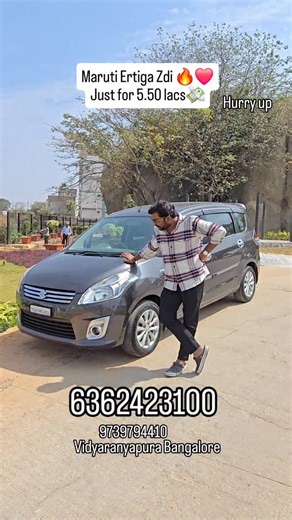 Carz Lync on Instagram: "Carzlync Maruti Suzuki Ertiga Zdi 2014 3rd owner 98,000km geniue driven showroom Serviced Accident free Well maintained Migrated Fixed price 5.50 lacs Vidyaranyapura bangalore #marutisuzukiarena #usedcar #cars #carsofinstagram"