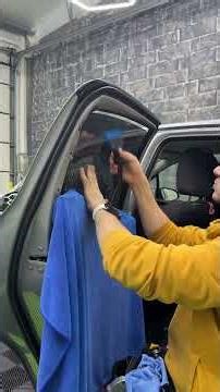 Toyota Yaris Window tinting #asmr #windowtinting